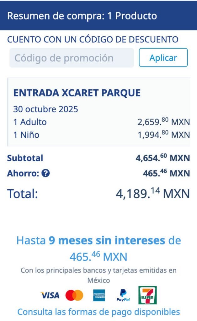 Descuento de entrada a Xcaret Día de Muertos en Playa del Carmen